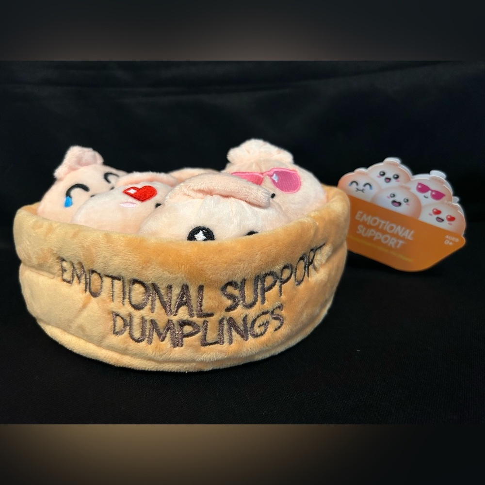 WHAT DO YOU MEME Emotional Support Dumplings Plushies Fun Gifts Stuffed Animal